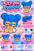 Straw Topper – Adorno para Popote | STL 💙✨