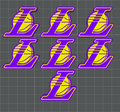 Logo Lakers - 8.5mm