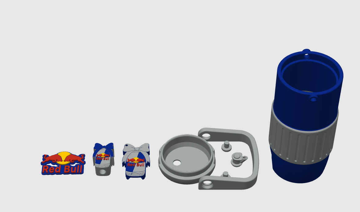 Inspirado en Red Bull – Archivo Digital STL