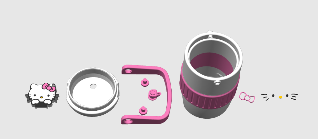 Colección Kitty| Archivo Digital STL