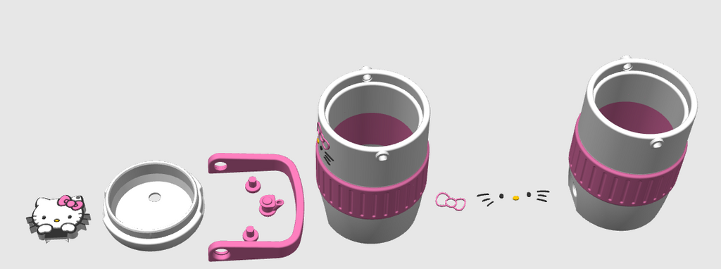 Colección Kitty| Archivo Digital STL