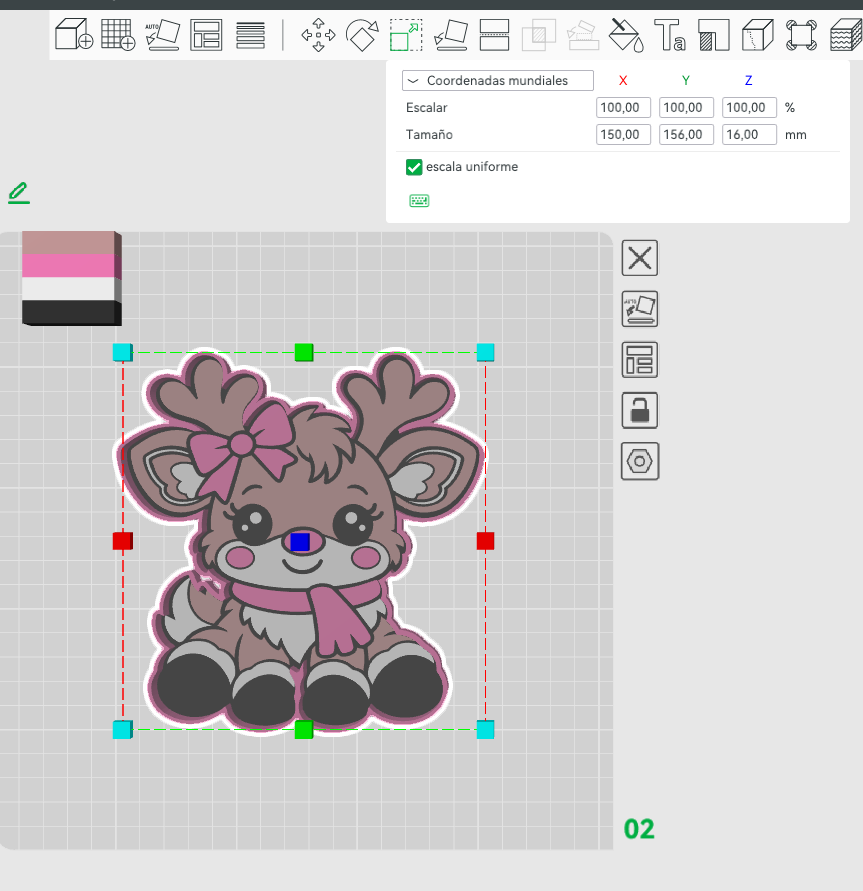 Charola-tray- Reno Navideño – Archivo Digital STL 🎀