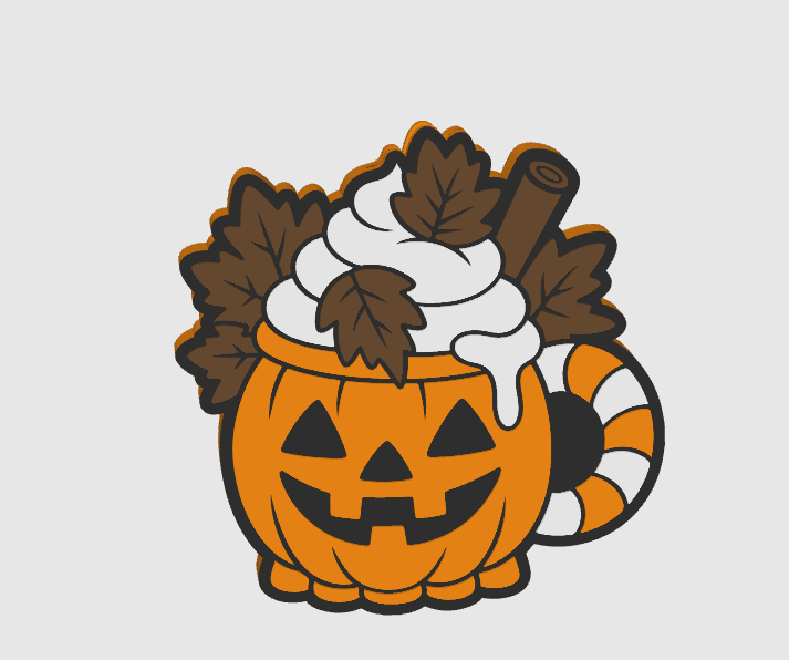 🎃 Straw Topper Calabaza – Archivo STL Digital