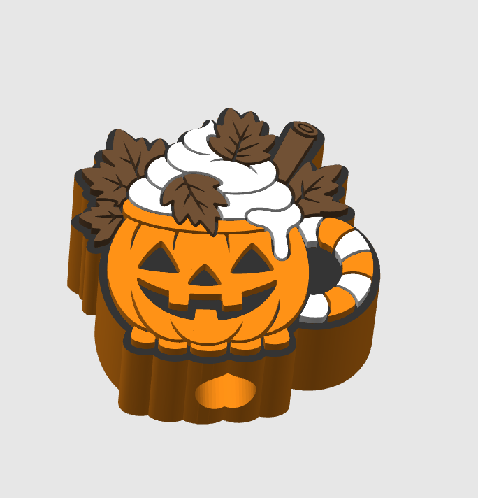 🎃 Straw Topper Calabaza – Archivo STL Digital