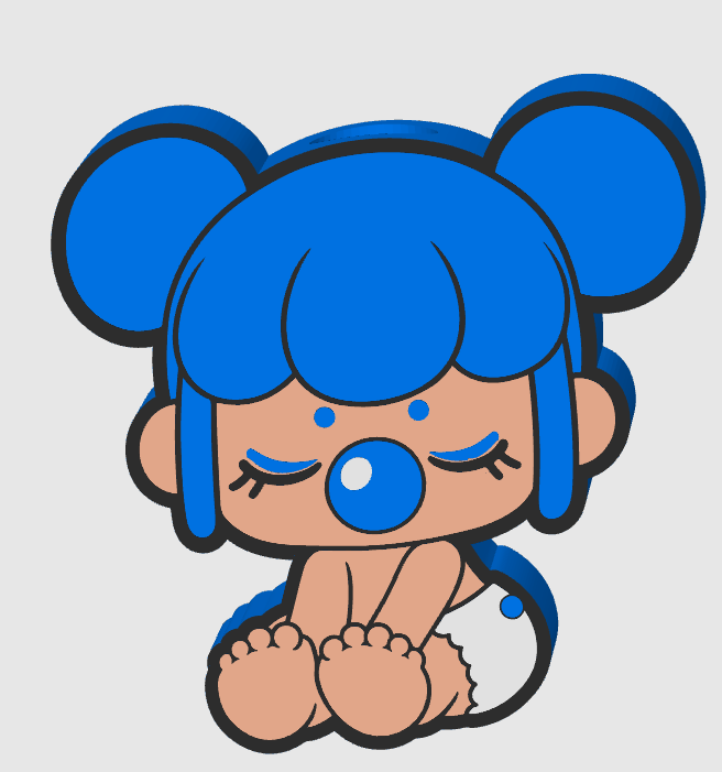 Straw Topper – Adorno para Popote | STL 💙✨