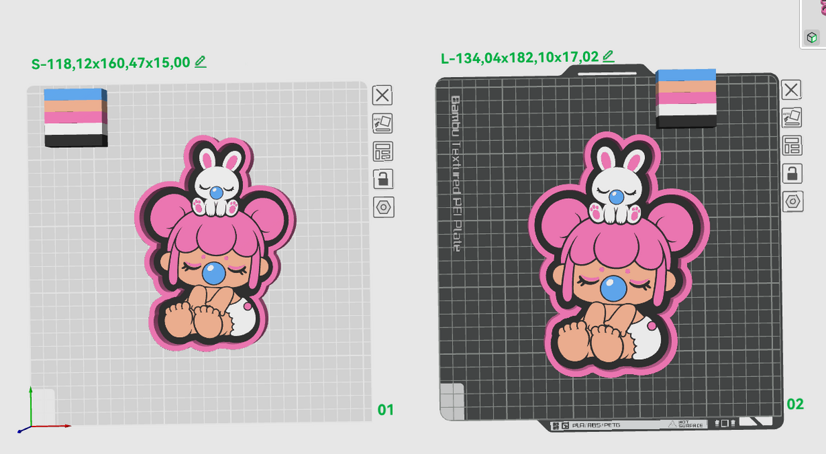 Baby Nancy – Charola Multiuso - tray-| Archivo STL 💕🐰
